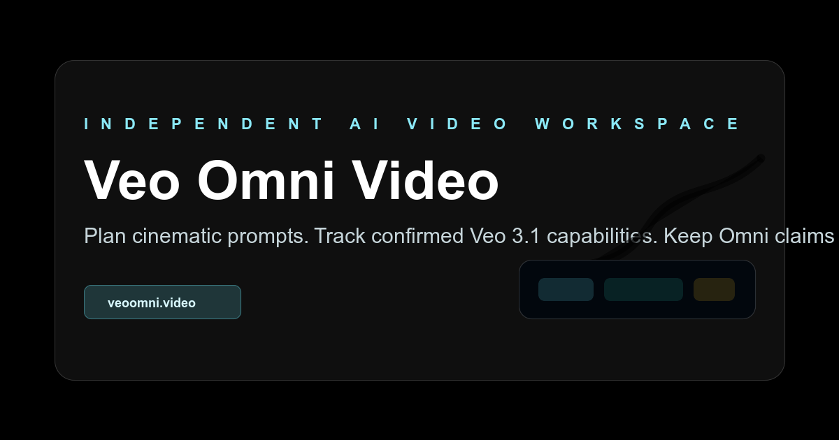 Veo Omni Video